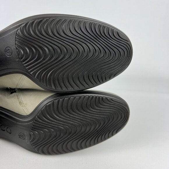 ECCO Womens Touch Mid Bootie Gray Leather Comfort Ankle Boot size 41 US 10 10.5 - Picture 12 of 16